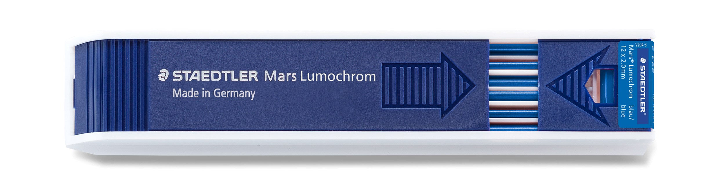 Stifter Mars Lumochrom 2,0mm blå (12 stifter)