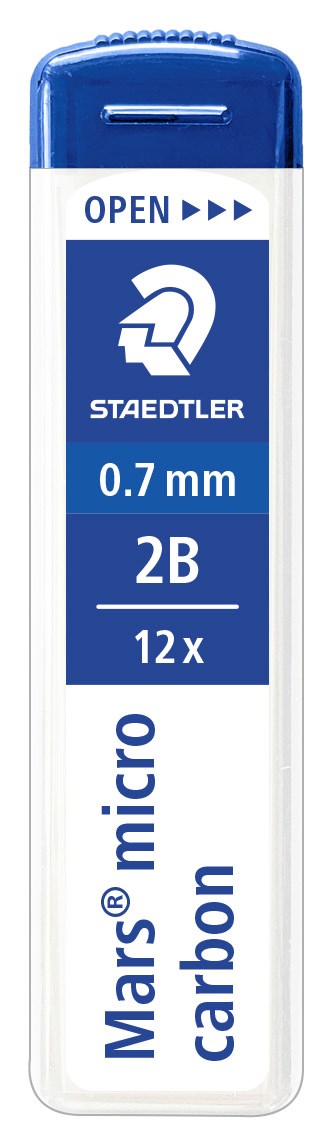 Stifter Mars Micro 0,7mm 2B (12 stifter)