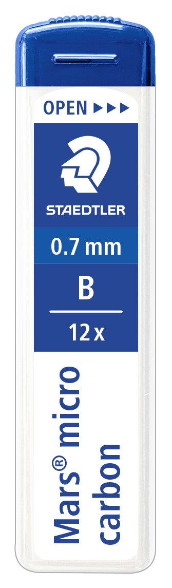 Stifter Mars Micro 0,7mm B (12 stifter)