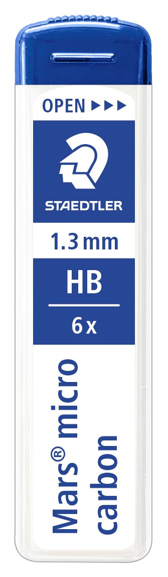 Stifter Mars Micro 1,3mm HB (6 stifter)
