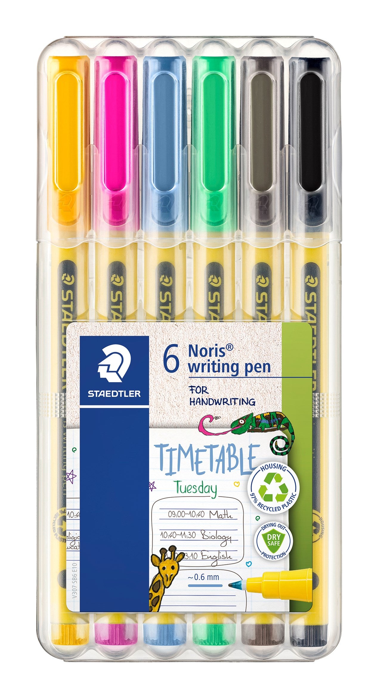 Fineliner Noris skrivepen 0,6mm ass (6)
