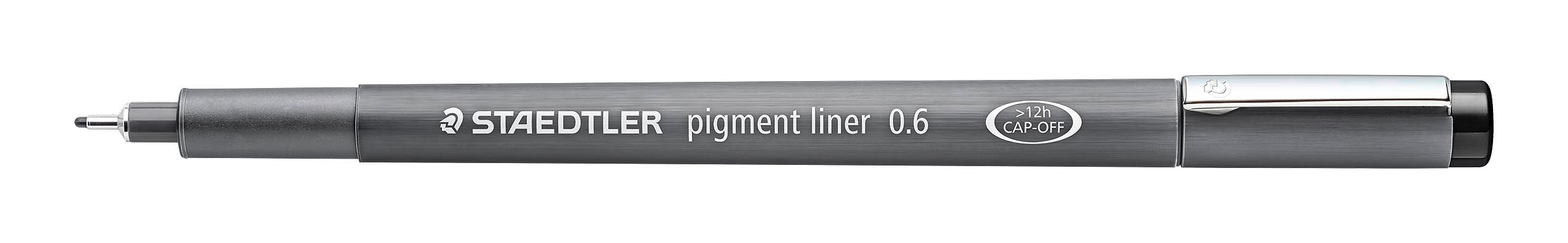 Fineliner pigment liner 0,6mm sort