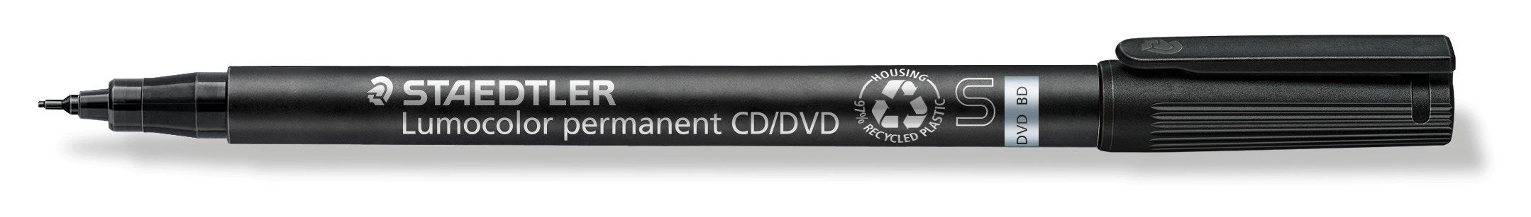 Marker Lumocolor perm CD/DVD 0,4mm sort
