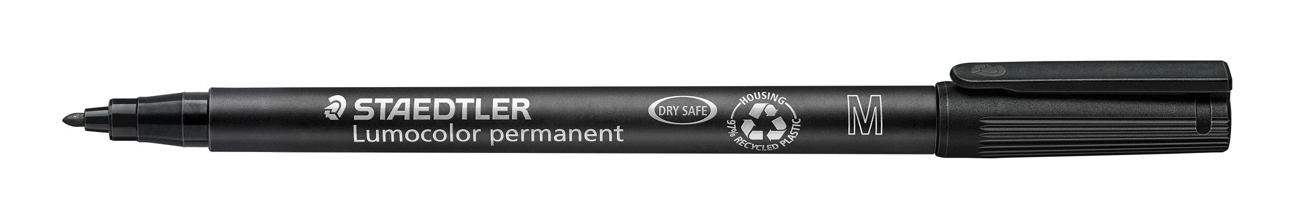 Marker Lumocolor perm 1,0mm sort