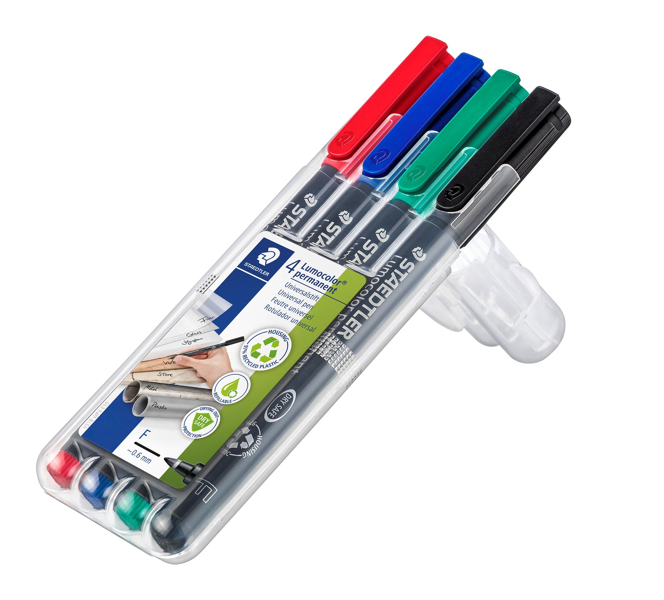 Marker Lumocolor perm 0,6mm ass (4)