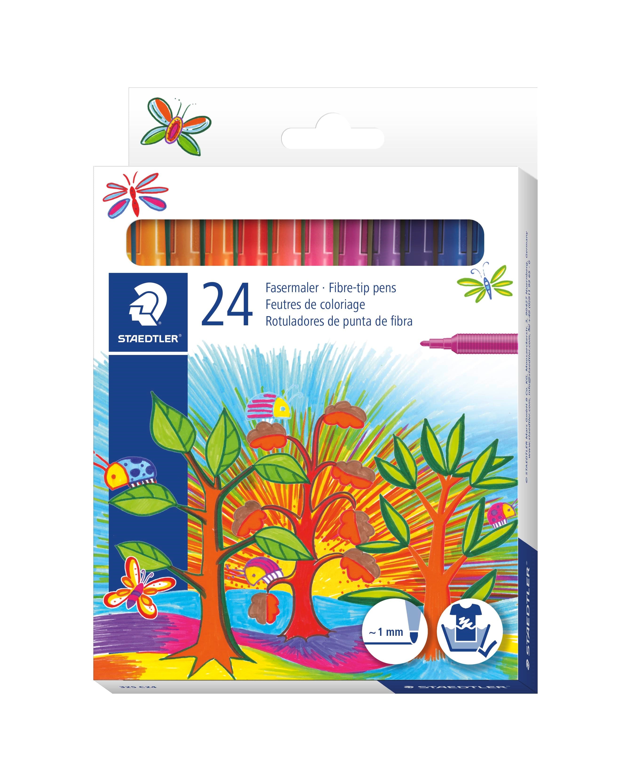 Fiberpen Noris 1,0mm ass (24)