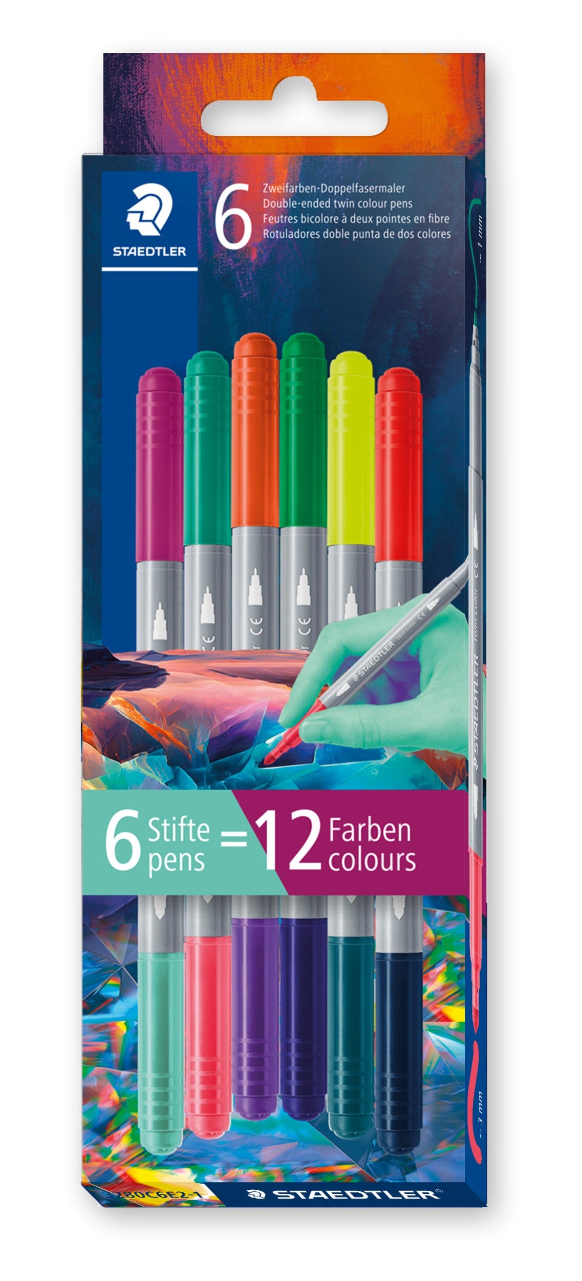 Fiberpen Duo tusser ass farver (6)