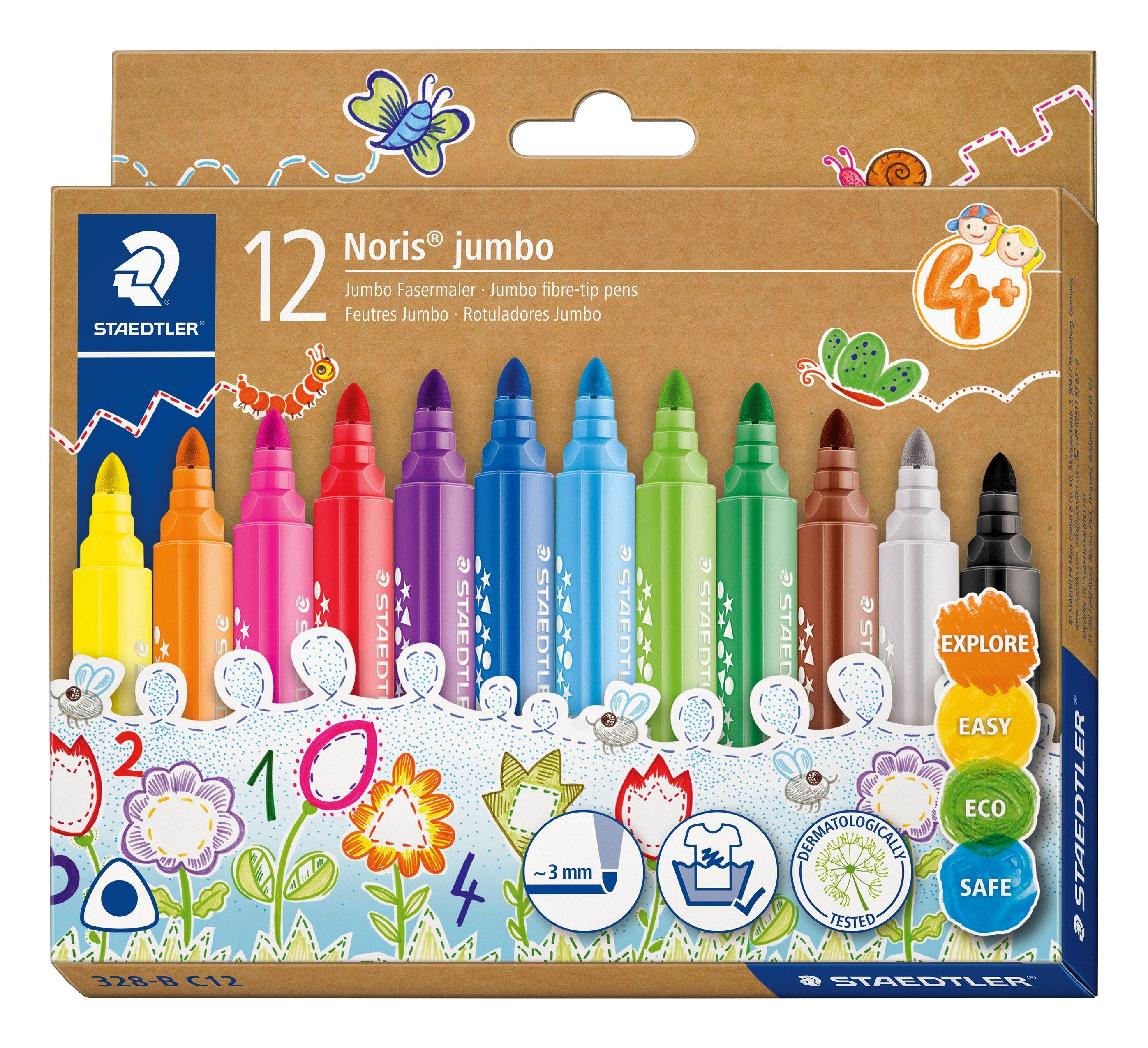 Fiberpen Noris Jumbo tusser ass (12)