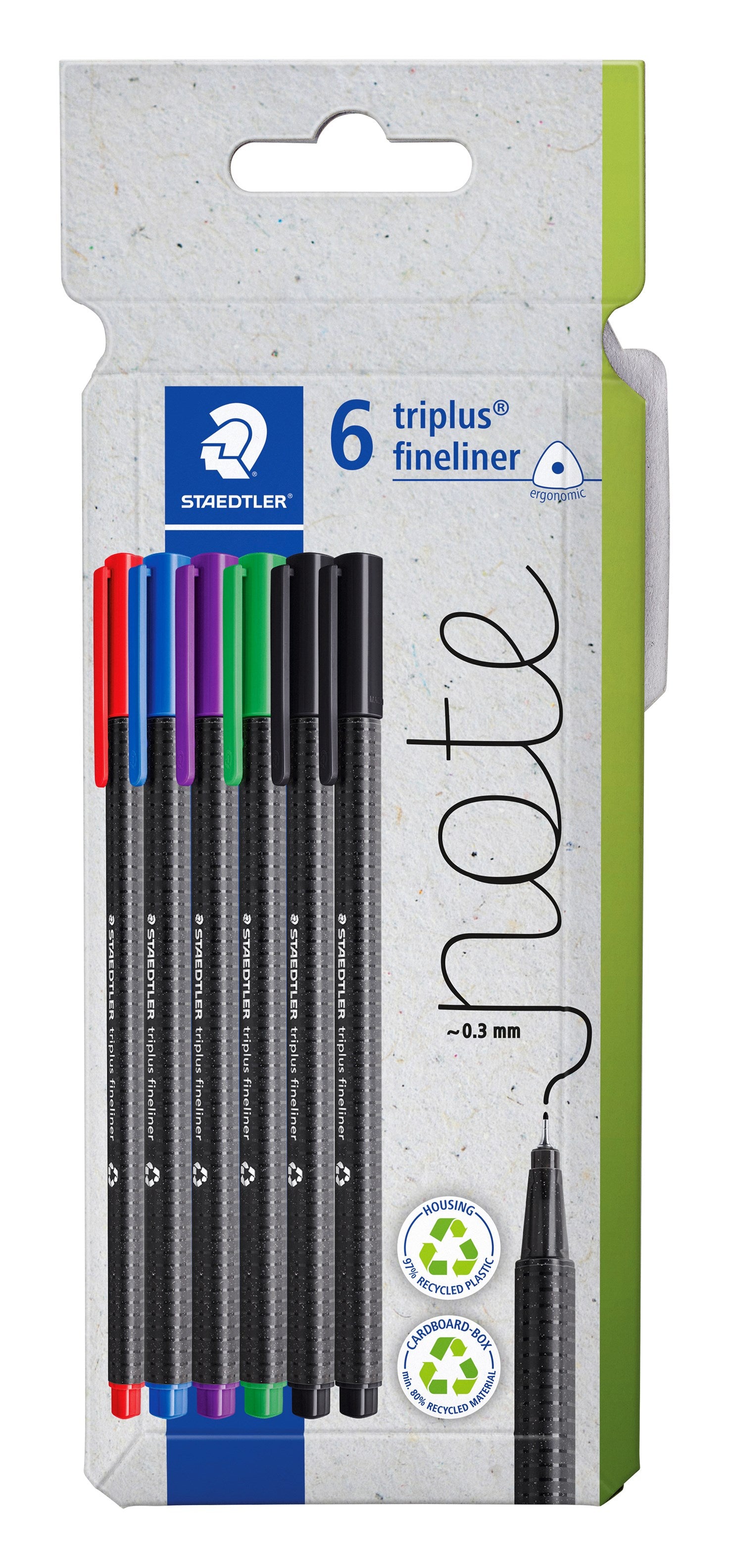 Fineliner Triplus 0,3mm ass (6)