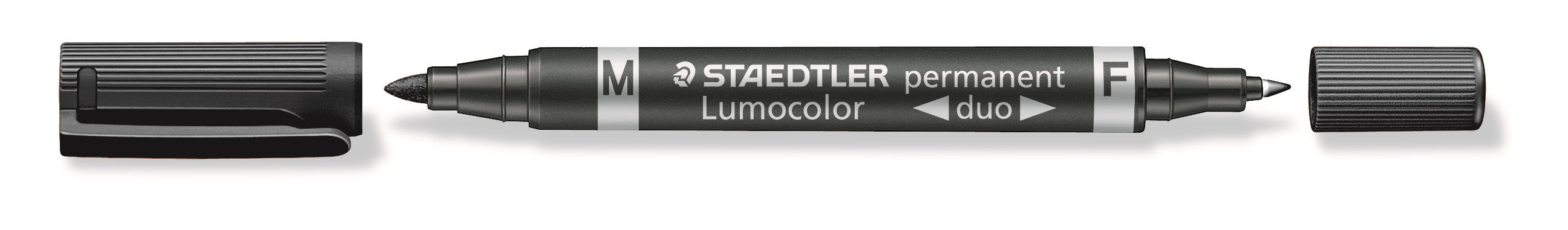 Marker Lumocolor Duo perm 0,6-1,5mm sort