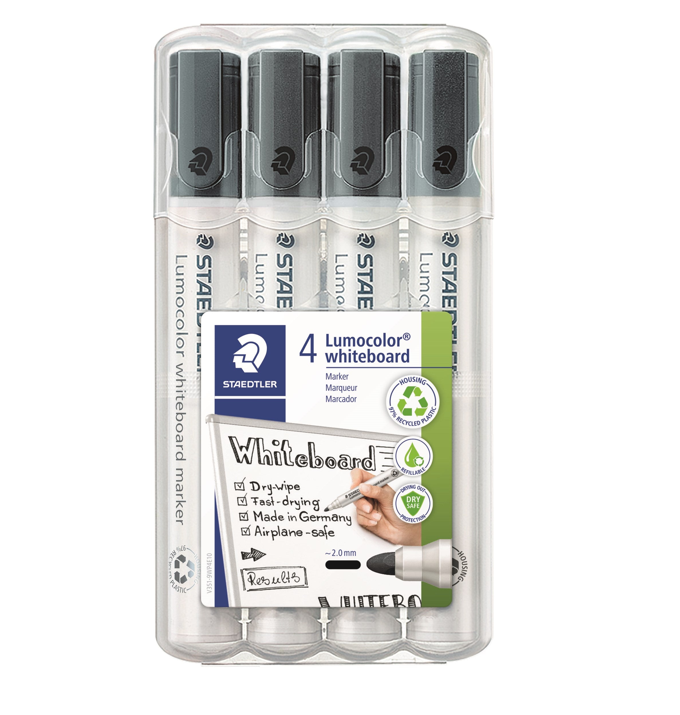 WB Marker Lumocolor rund 2mm sort (4)