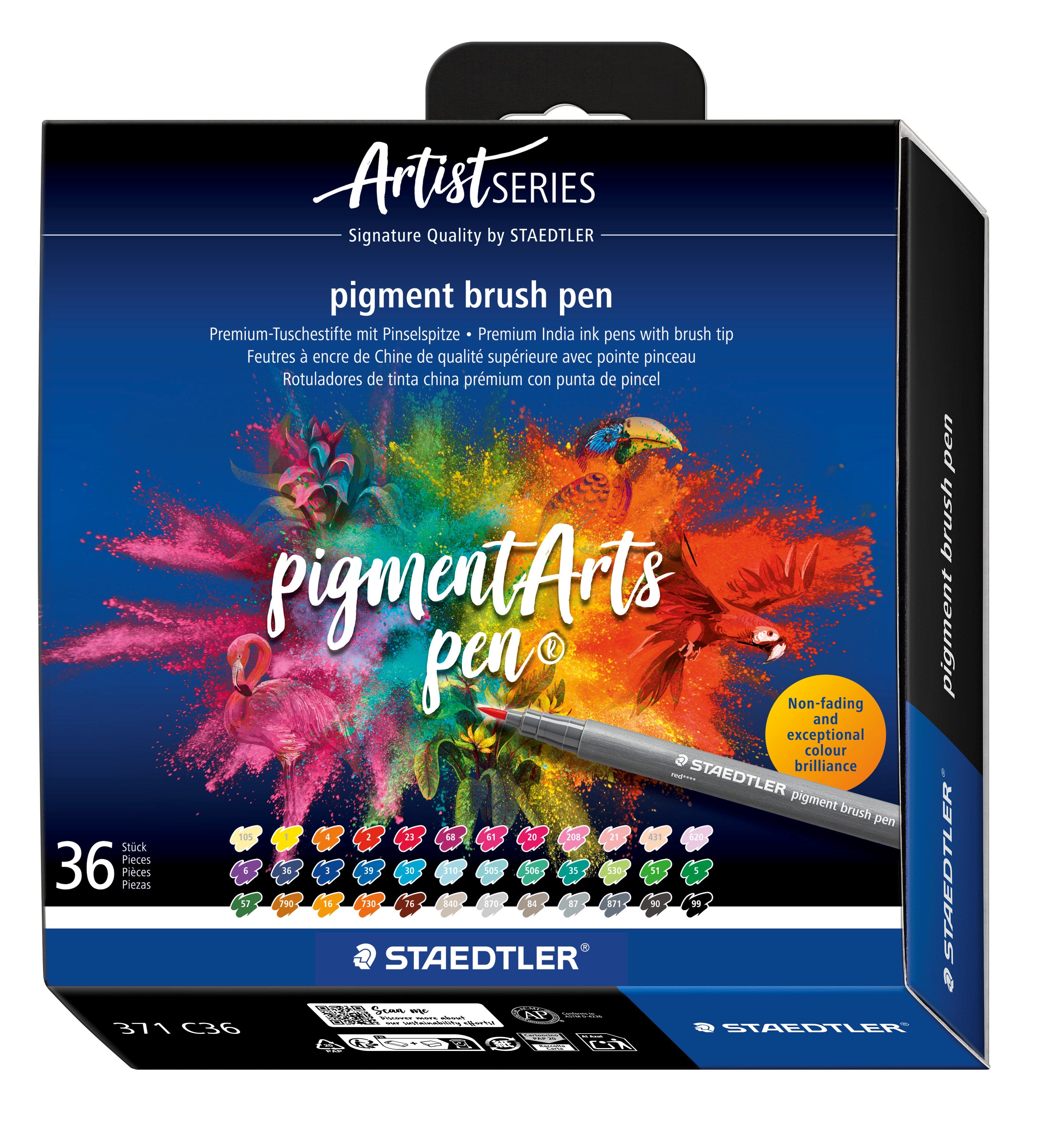 Brush pen Pigment Arts ass (36)