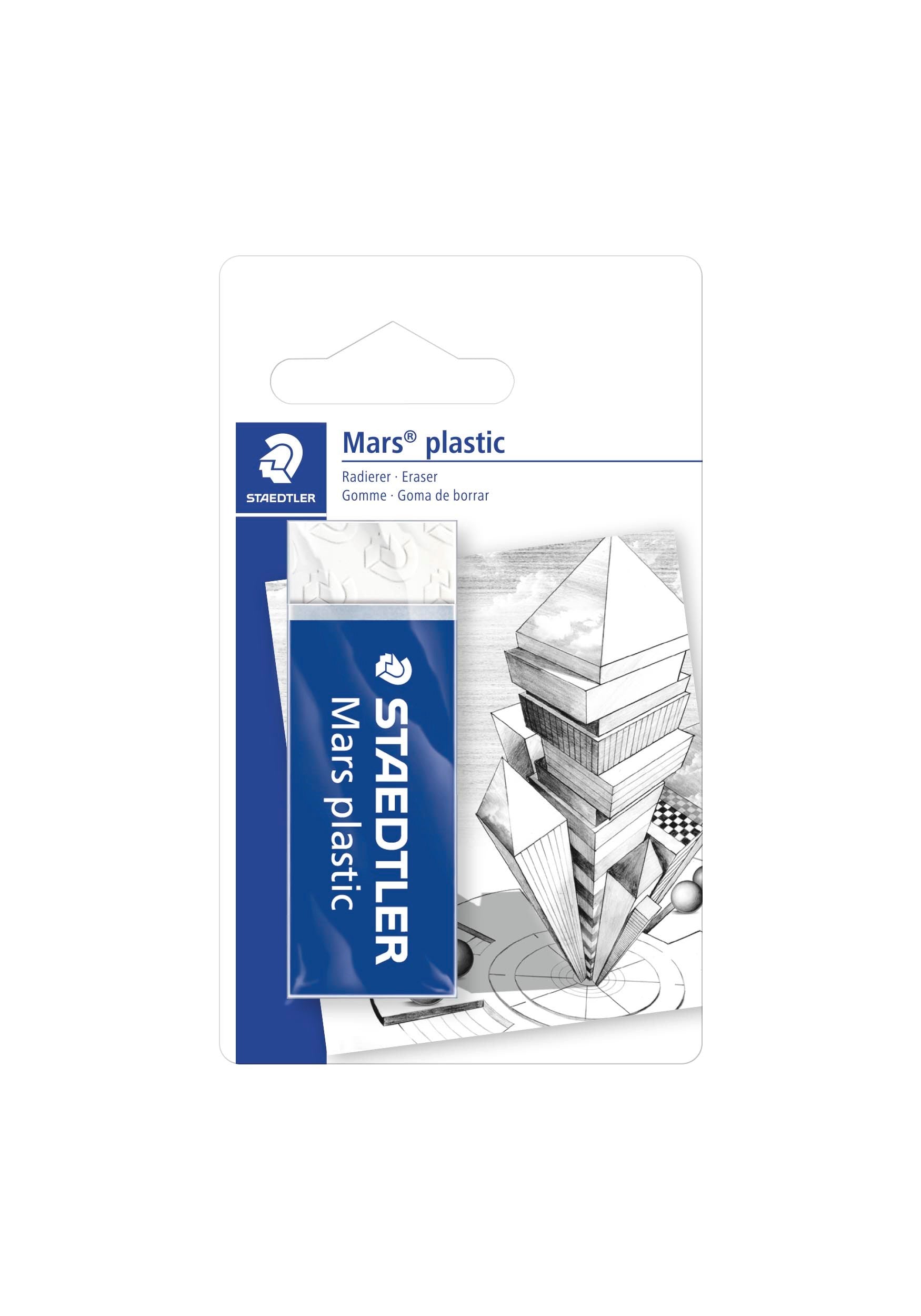 Viskelæder Mars plastic blister 65x23s13mm