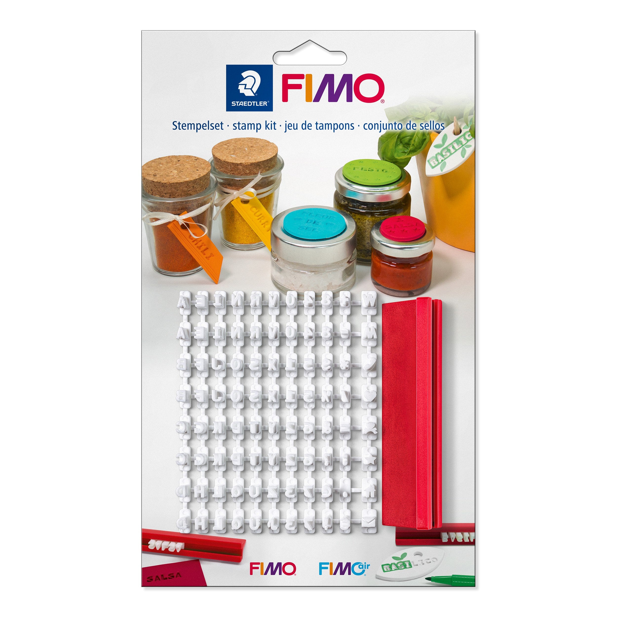 Stempelsæt t/ Fimo