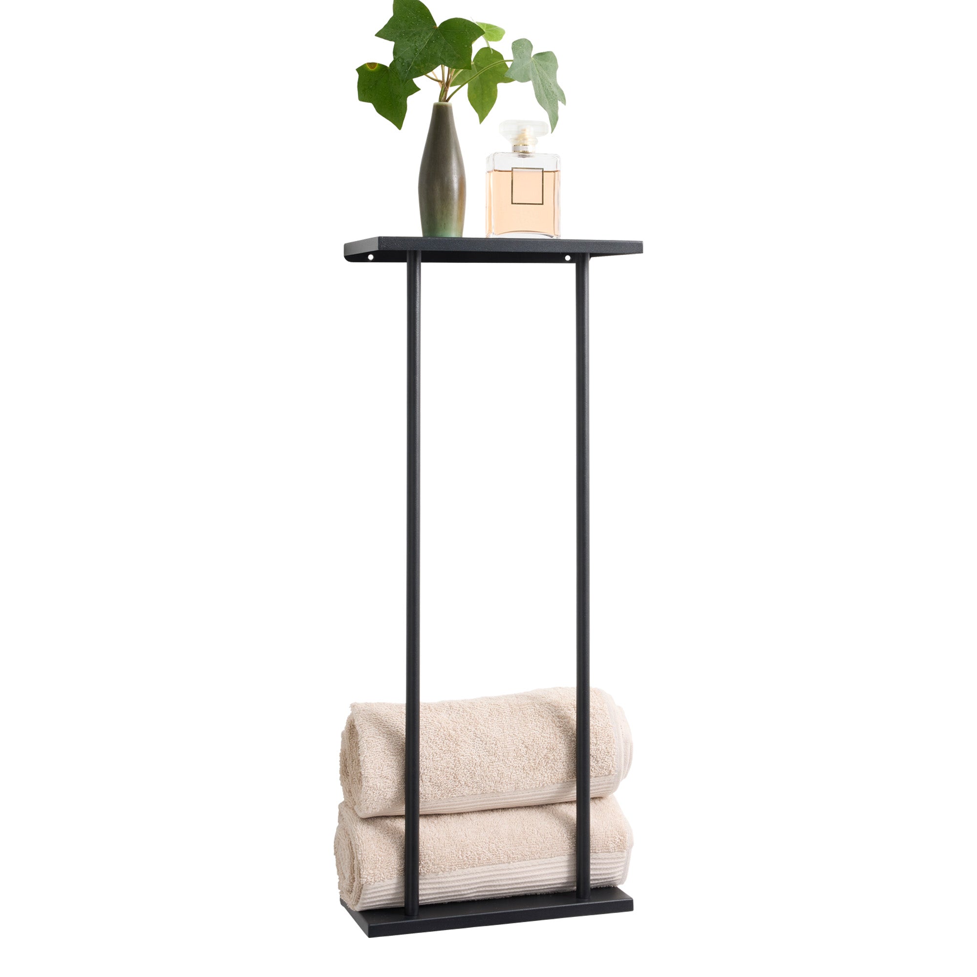 Håndklædeholder, Sort metal