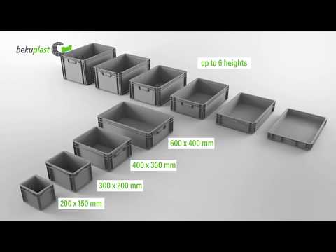 Eurokasse, plast 600x400x220 mm 40-pk.