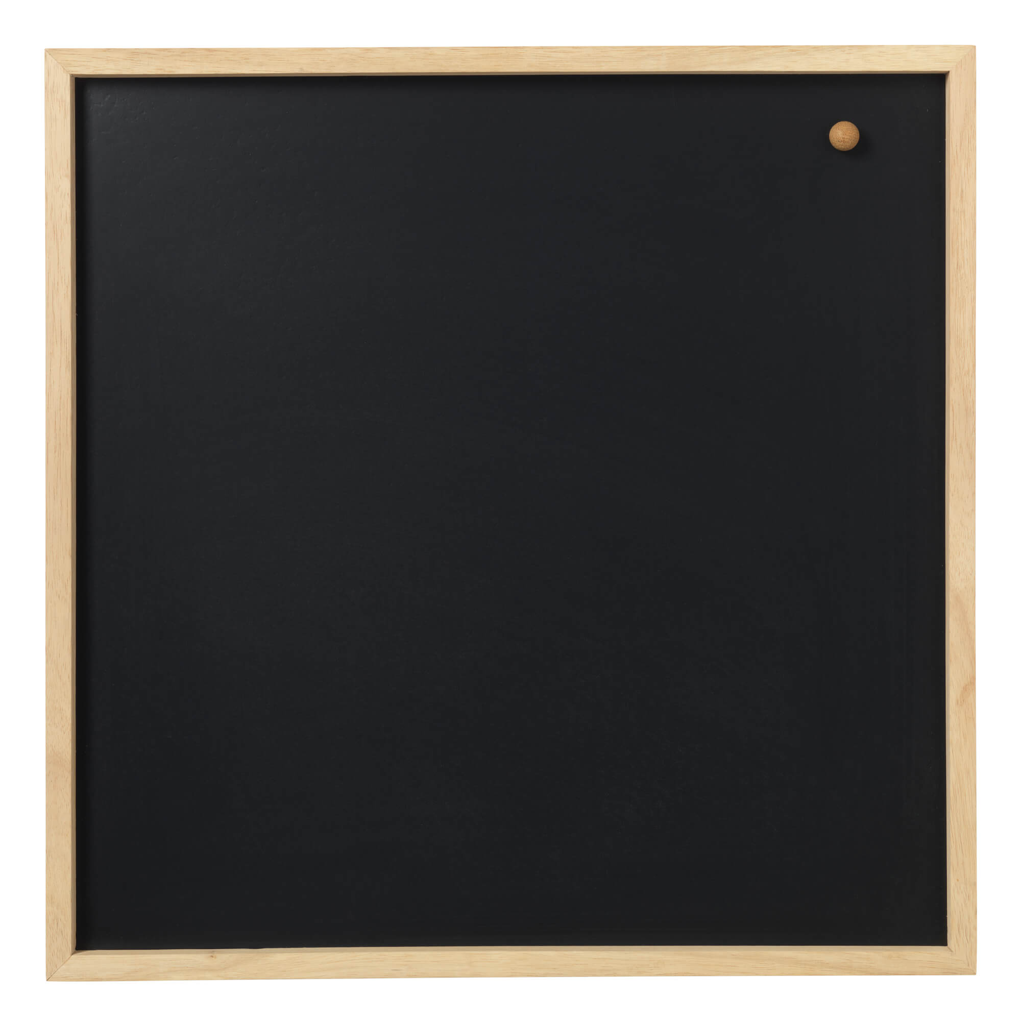 60 x 60 cm. Magnetisk Kridt tavle med træramme