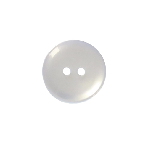 Plast Knap - hvid 18 mm.