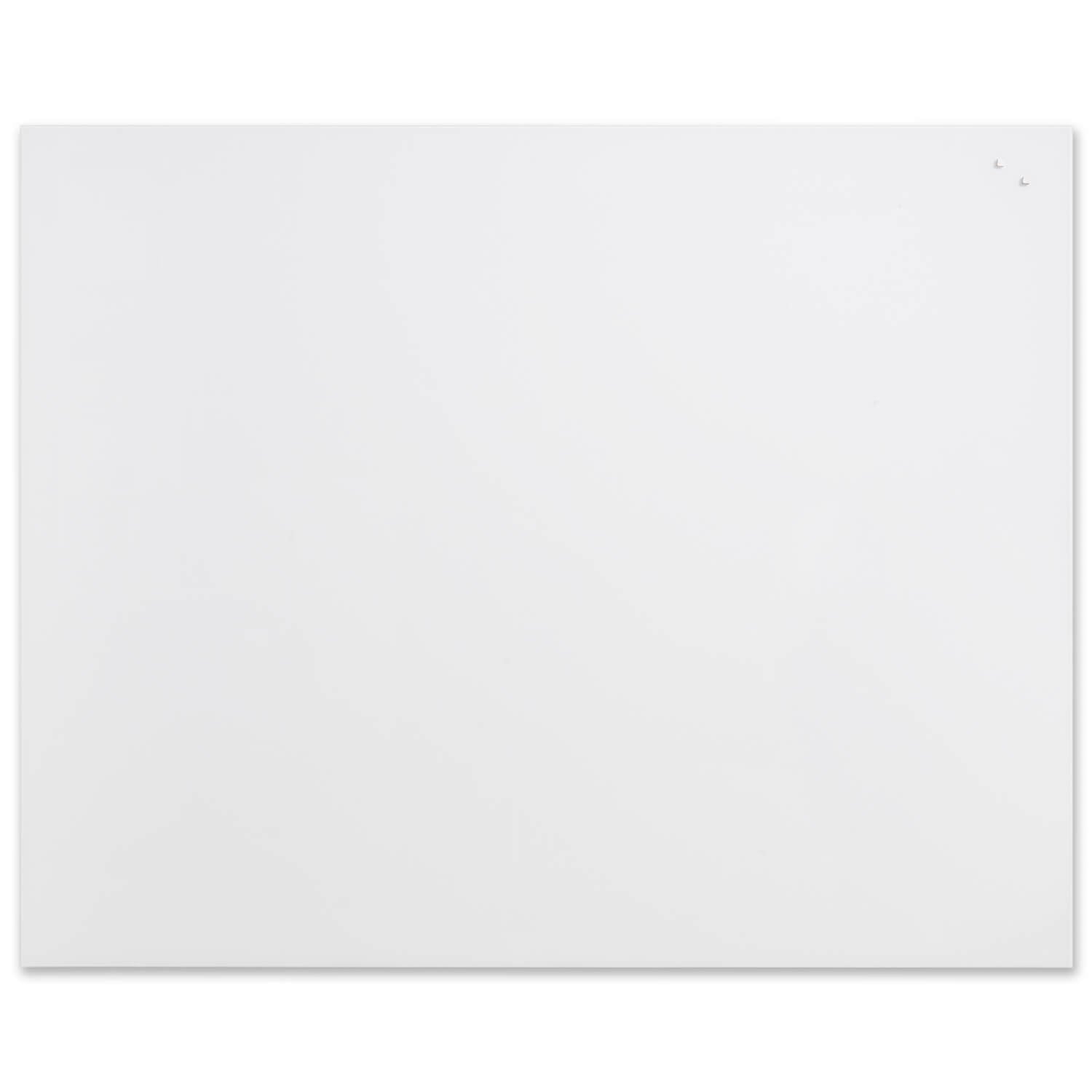 120 x 90 cm. PURE White Magnetisk Glastavle