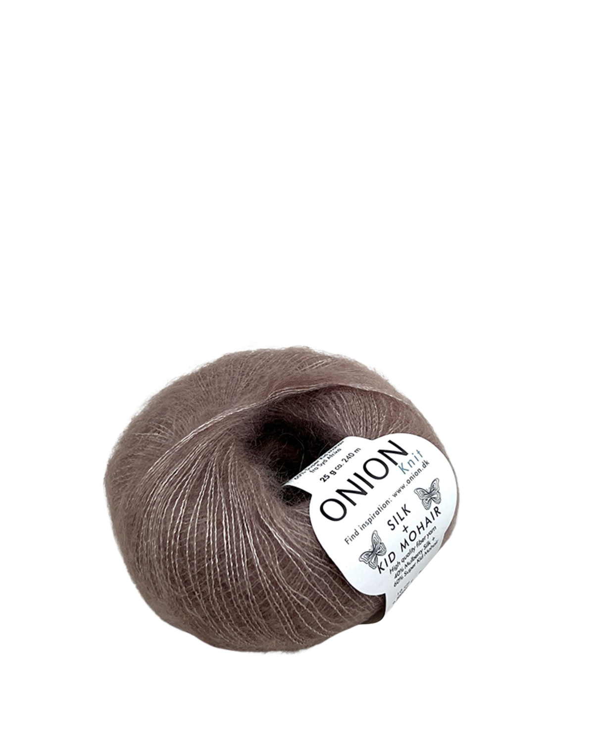 Onion Knit Onion Silk + Kid Mohair følgetråd i silke og mohair - 3005 Douche Rosa