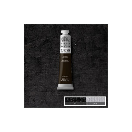 Winton oil 200ml ivory black 331