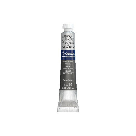 Cotman watercolour 8ml Iridescent Black Row 473