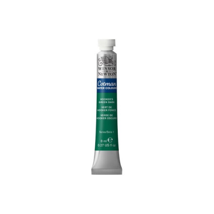 Cotman watercolour 8ml Hookers Green Dark 312