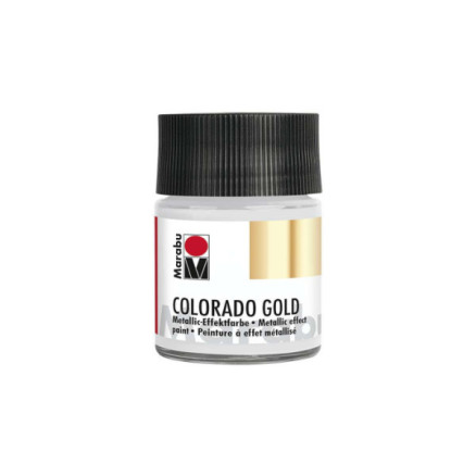 Colorado Gold paint 50ml, metallic-silver 782
