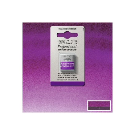 Watercolour proff. 1/2 pan quinacridone violet