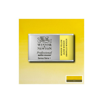Watercolour proff pan Winsor Yellow 730
