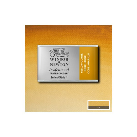 Watercolour proff pan Yellow Ochre 744