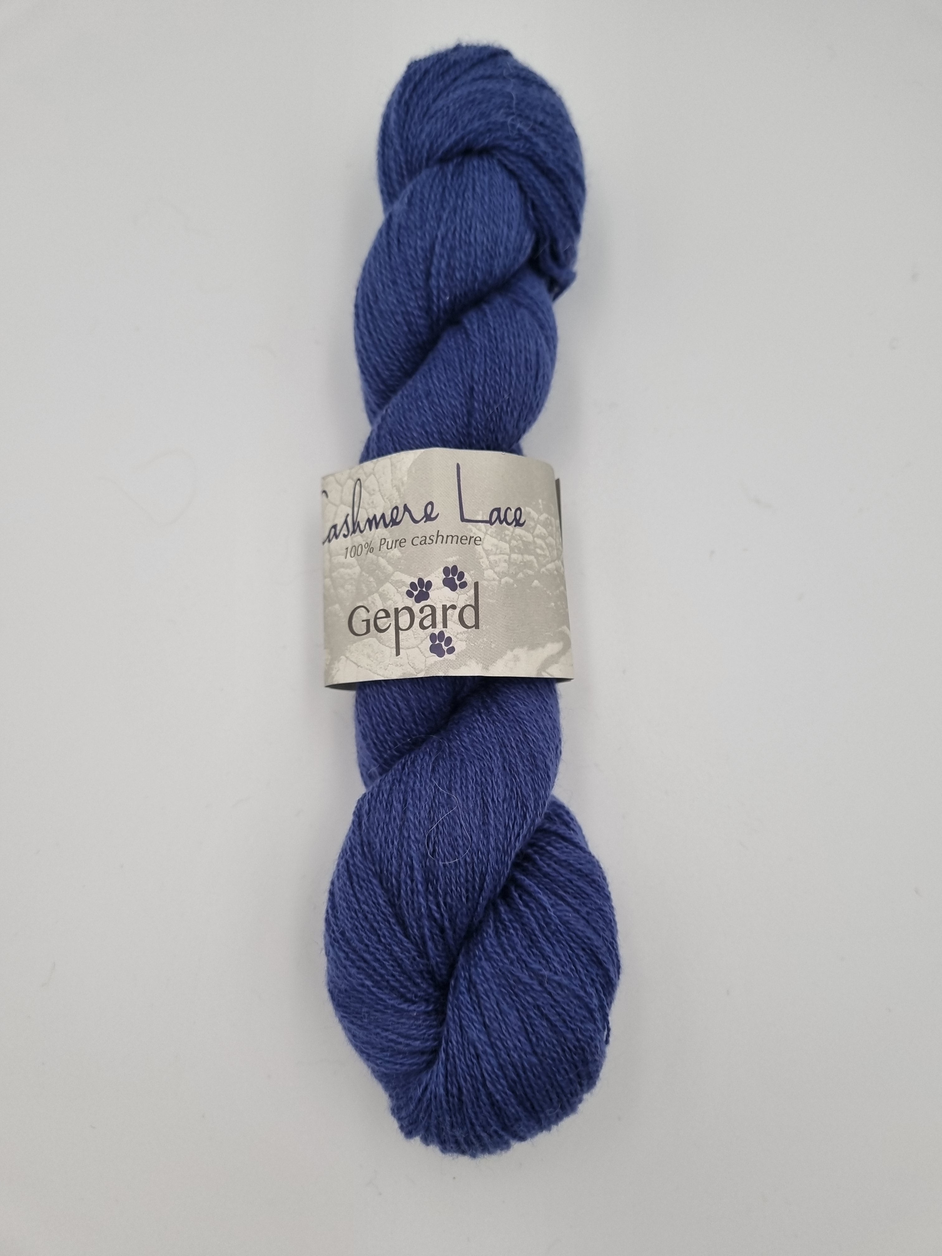 Gepard Garn, Cashmere Lace, 100% cashmere - 385 Kongeblå