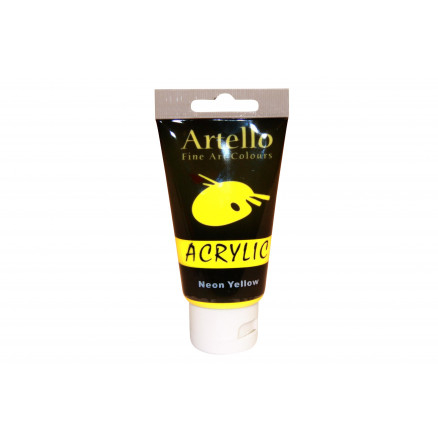 Artello acrylic 75ml Neon Yellow