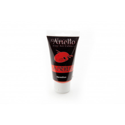 Artello acrylic 75ml Vermilion red