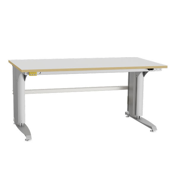 ESD-arbejdsbord Bord 400 1500x800 mm grå vinyl
