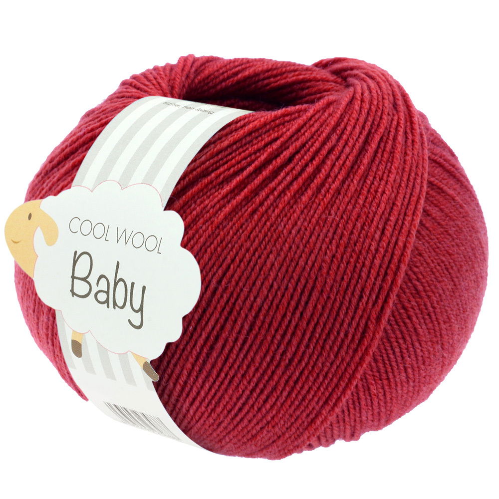 Lana Grossa Cool Wool Baby, merinould - 289 Rød