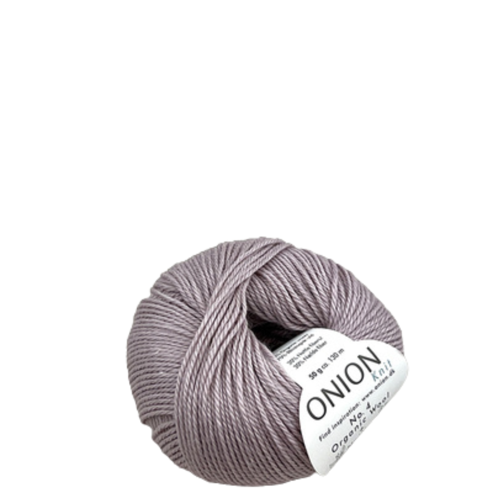 Onion Knit Onion No. 4 uldgarn med økologisk uld og nældefiber - 835 Lys Rosa