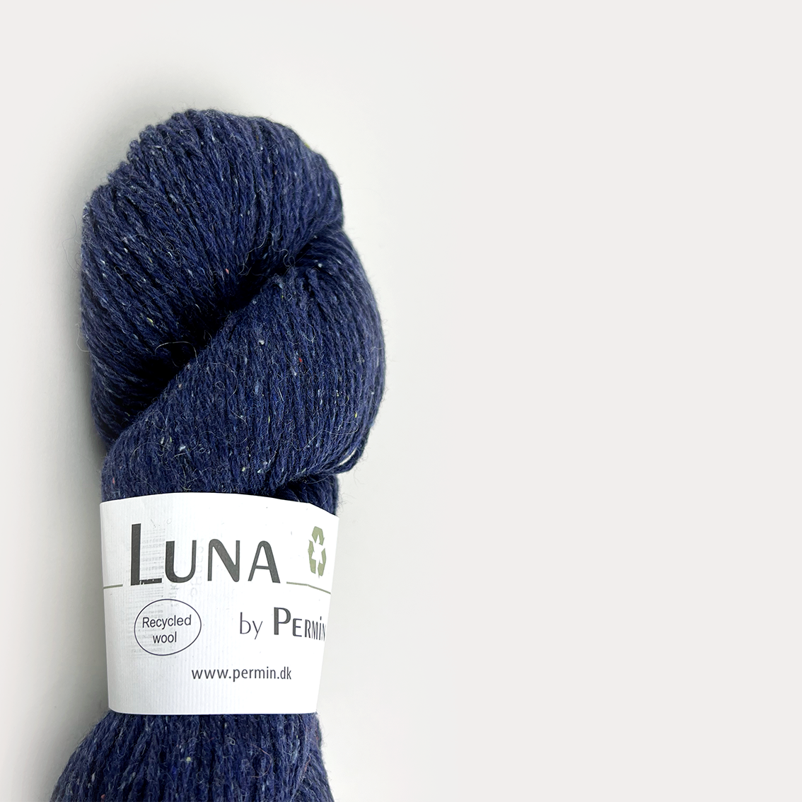 Luna by Permin Recycled uld - 05 Marine