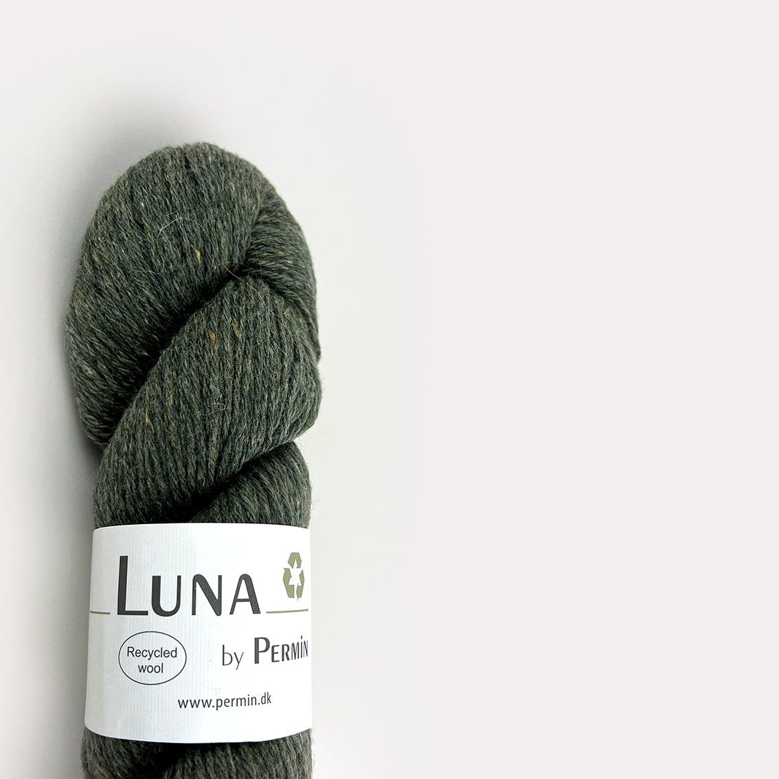 Luna by Permin Recycled uld - 07 Grøn