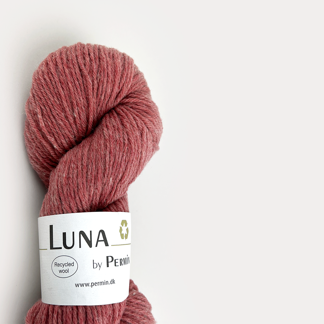 Luna by Permin Recycled uld - 11 Gl. Rosa