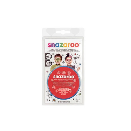 Sminkefarve 18ml blister bright red