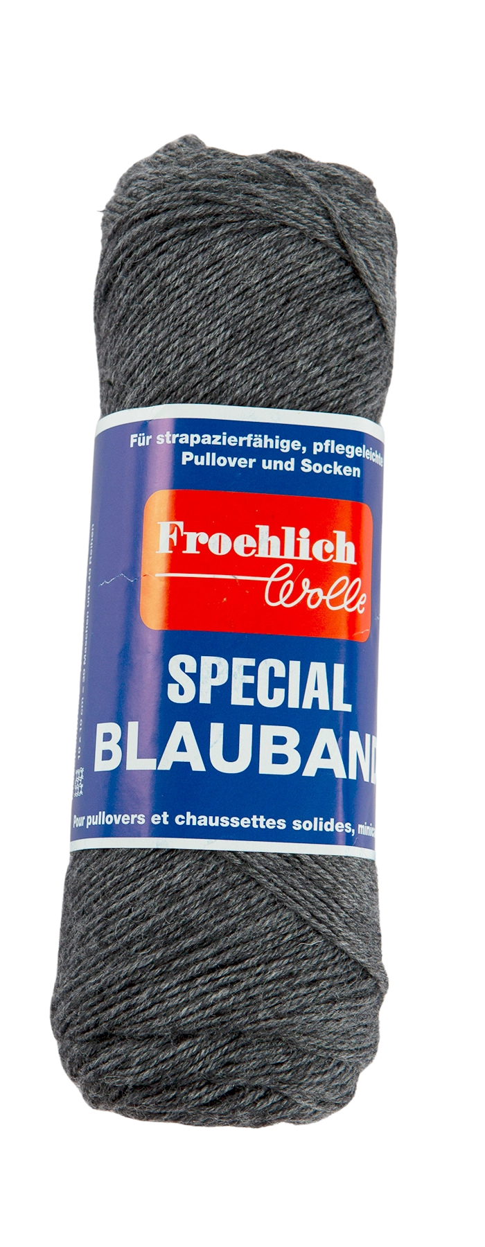 Froehlich Strømpegarn - Mørk grå  fv. 4