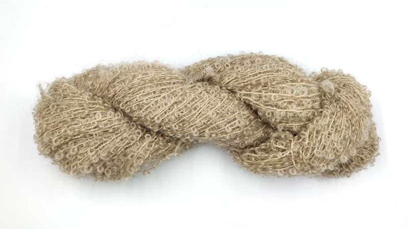Mohair Boucle. Mohair og uld fra Mohair by Canard - 1005 Sand