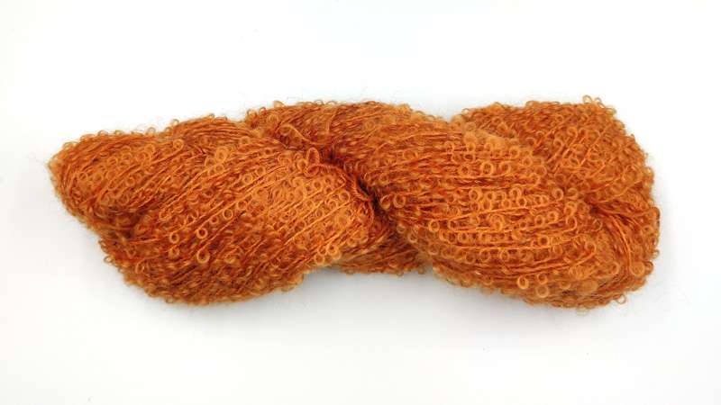Mohair Boucle. Mohair og uld fra Mohair by Canard - 1014 Karamel