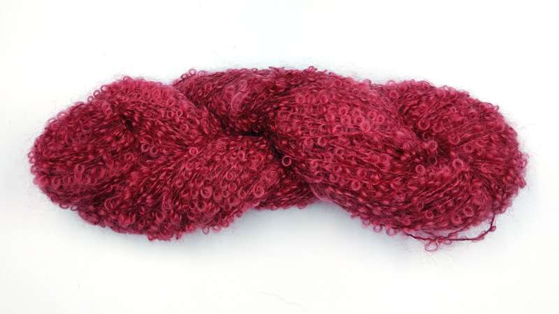 Mohair Boucle. Mohair og uld fra Mohair by Canard - 1017 Rhododendrohn