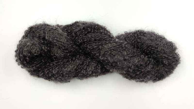 Mohair Boucle. Mohair og uld fra Mohair by Canard - 1035 Stålgrå