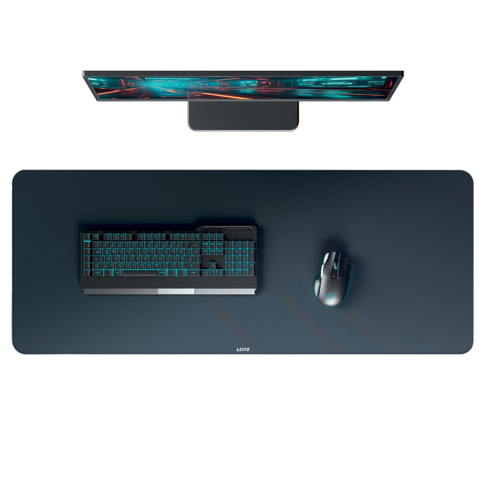 Skriveunderlag XL gaming 40x100 grå
