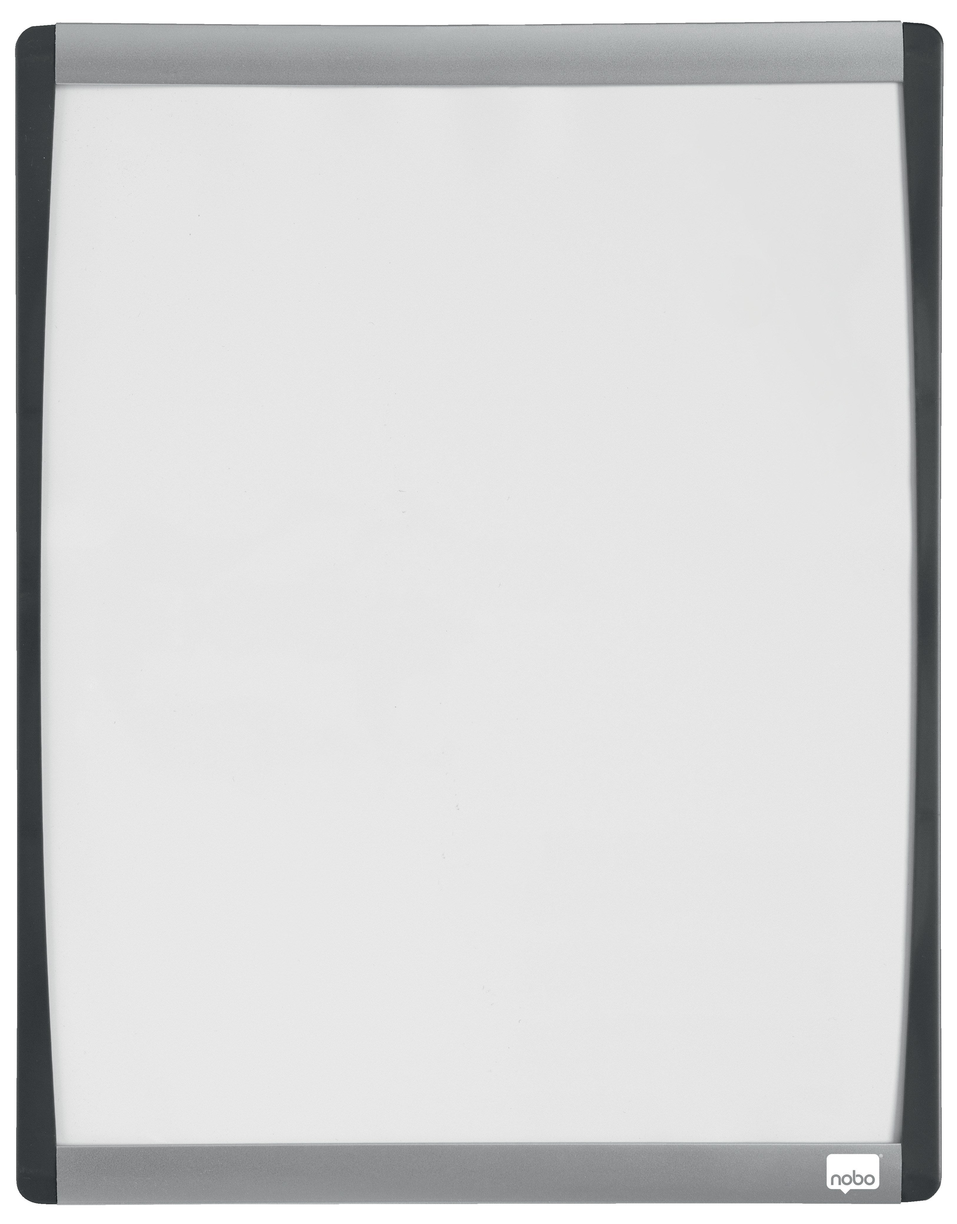WB tavle m/buet ramme hvid 33,5x28cm