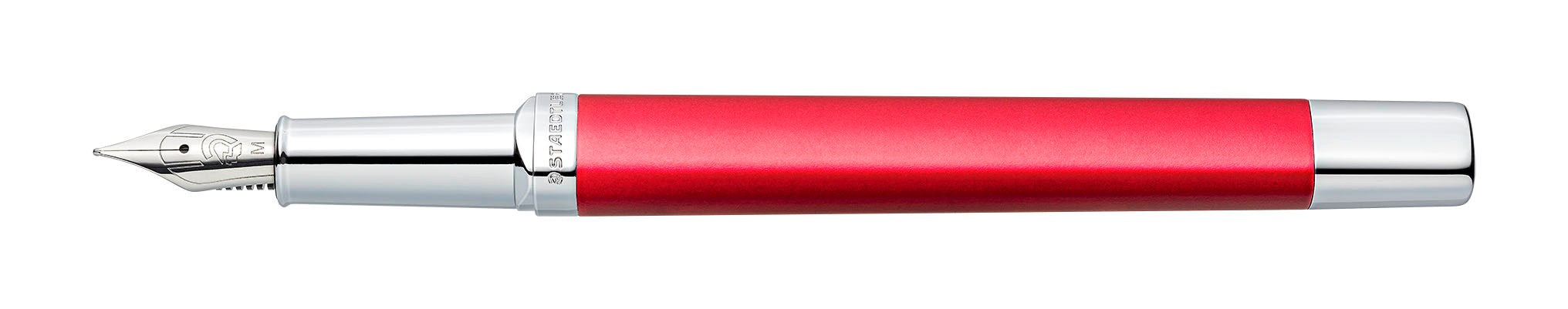 Fyldepen Triplus medium rød
