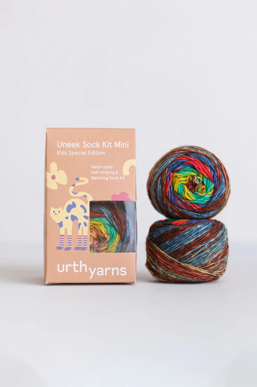 Urth Yarns, Uneek sock kit mini, håndfarvet strømpegarn - 52